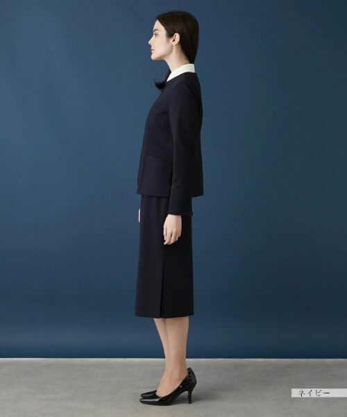 Leilian / レリアン テーラードジャケット | 【セットアップ対応商品】ノーカラージャケット | 詳細5