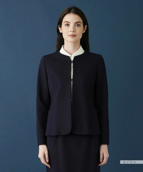 Leilian / レリアン テーラードジャケット | 【セットアップ対応商品】ノーカラージャケット | 詳細7