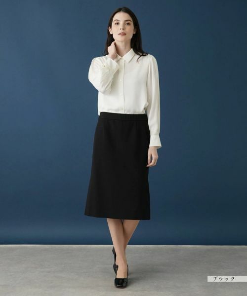 Leilian / レリアン ミニ・ひざ丈スカート | 【セットアップ対応商品】ミディ丈タイトスカート | 詳細12