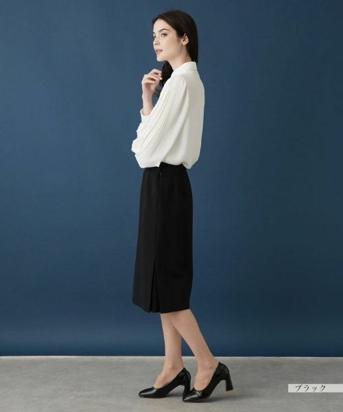 Leilian / レリアン ミニ・ひざ丈スカート | 【セットアップ対応商品】ミディ丈タイトスカート | 詳細13