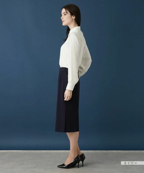 Leilian / レリアン ミニ・ひざ丈スカート | 【セットアップ対応商品】ミディ丈タイトスカート | 詳細2