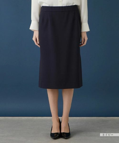 Leilian / レリアン ミニ・ひざ丈スカート | 【セットアップ対応商品】ミディ丈タイトスカート | 詳細4