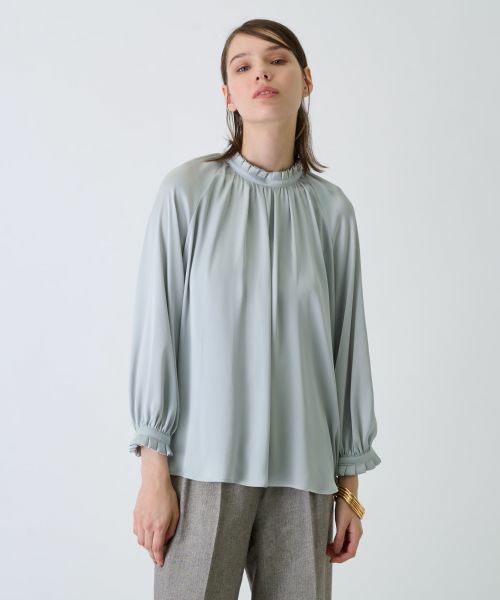 Leilian / レリアン シャツ・ブラウス | 【店舗人気】スタンドカラーブラウス | 詳細10