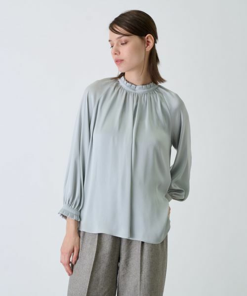 Leilian / レリアン シャツ・ブラウス | 【店舗人気】スタンドカラーブラウス | 詳細11