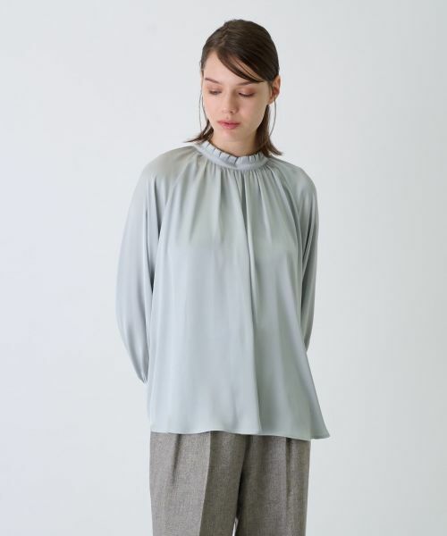 Leilian / レリアン シャツ・ブラウス | 【店舗人気】スタンドカラーブラウス | 詳細13