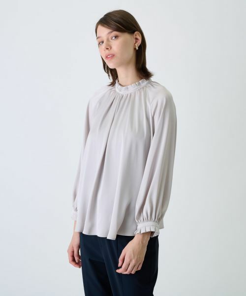 Leilian / レリアン シャツ・ブラウス | 【店舗人気】スタンドカラーブラウス | 詳細2