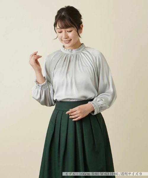 Leilian / レリアン シャツ・ブラウス | 【店舗人気】スタンドカラーブラウス | 詳細30