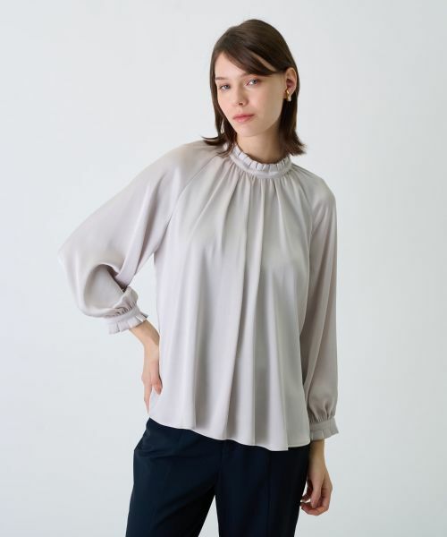 Leilian / レリアン シャツ・ブラウス | 【店舗人気】スタンドカラーブラウス | 詳細5