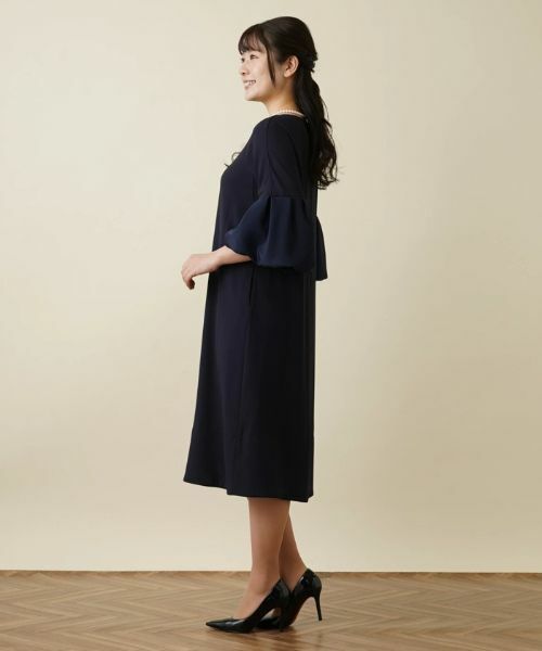 Leilian / レリアン ドレス | フレアスリーブワンピース | 詳細16