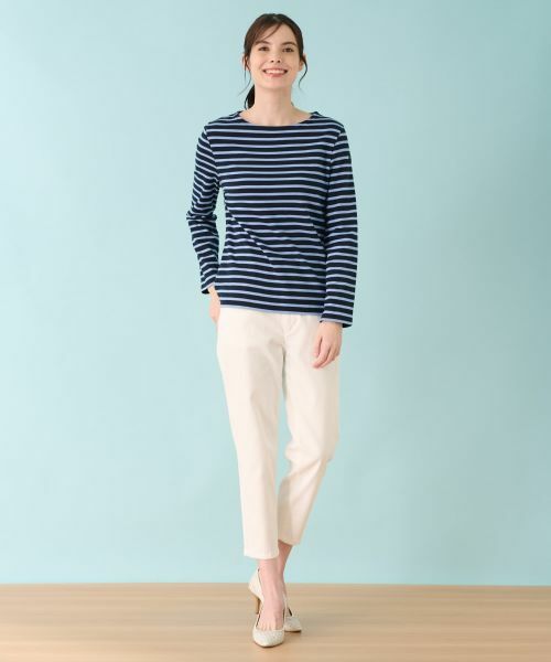 Leilian / レリアン カットソー | ボーダーインナー【Le minor×Leilianコラボレーション企画】 | 詳細13