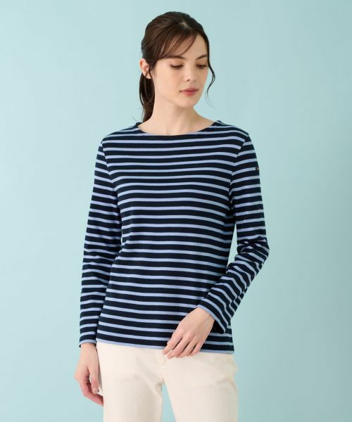 Leilian / レリアン カットソー | ボーダーインナー【Le minor×Leilianコラボレーション企画】 | 詳細14