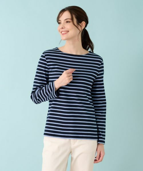 Leilian / レリアン カットソー | ボーダーインナー【Le minor×Leilianコラボレーション企画】 | 詳細15