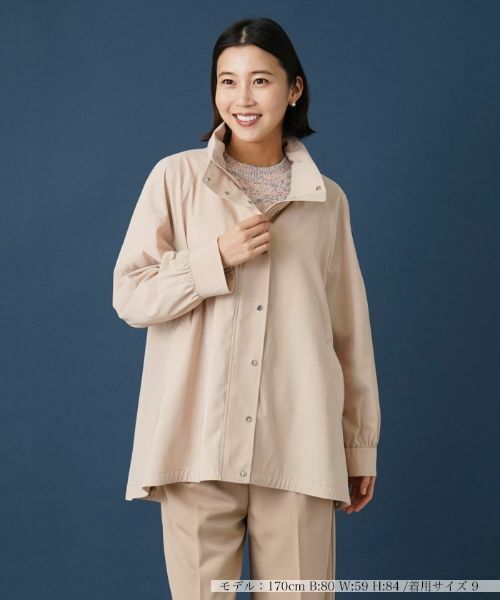 Leilian / レリアン その他アウター | 2wayフードスタンドカラーコート(キャメル)
