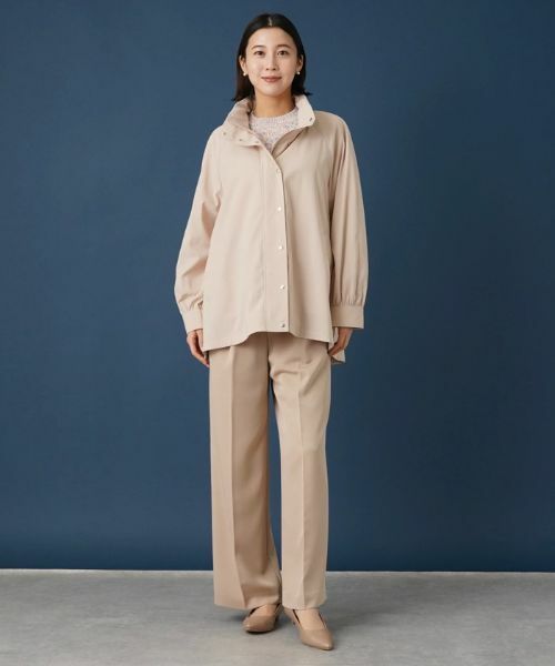 Leilian / レリアン その他アウター | 2wayフードスタンドカラーコート | 詳細1