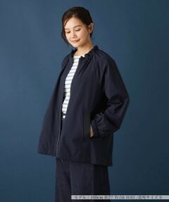 Leilian / レリアン テーラードジャケット | フリルネックジャケット