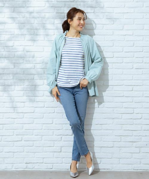 Leilian / レリアン テーラードジャケット | フリルネックジャケット | 詳細1