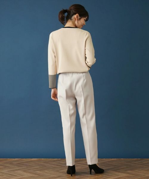 Leilian / レリアン その他パンツ | ストレッチテーパードパンツ【Leilian WHITE LABEL】 | 詳細3