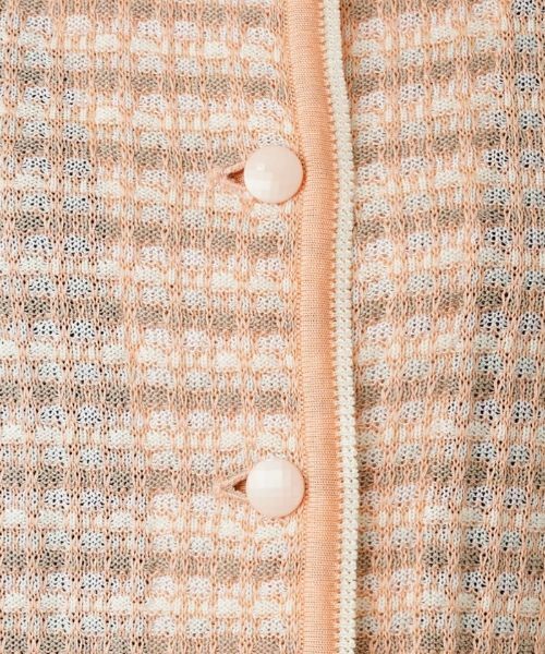 Leilian / レリアン テーラードジャケット | ノーカラーニットジャケット | 詳細12