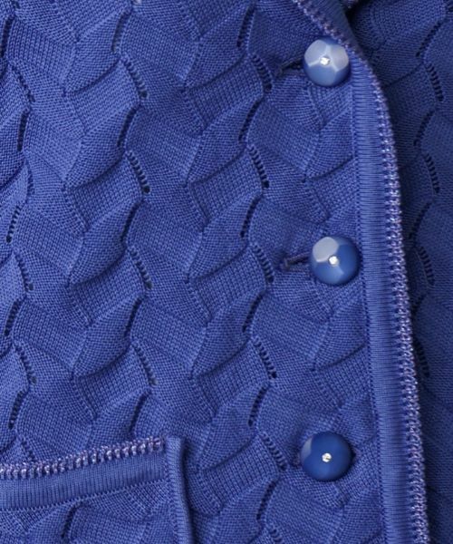 Leilian / レリアン テーラードジャケット | コットンニットテーラードジャケッ | 詳細13