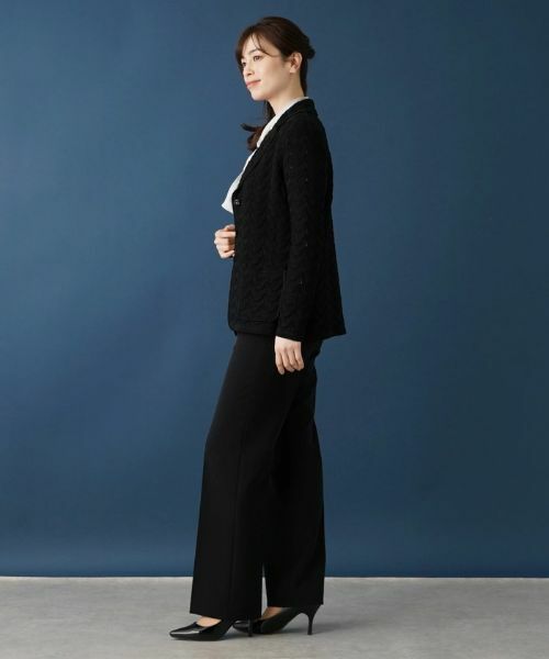 Leilian / レリアン テーラードジャケット | コットンニットテーラードジャケッ | 詳細15
