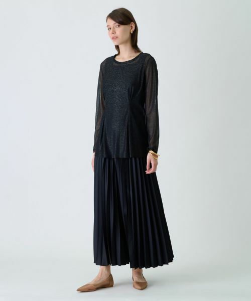 Leilian / レリアン ロング・マキシ丈スカート | アコーディオンプリーツスカート | 詳細27