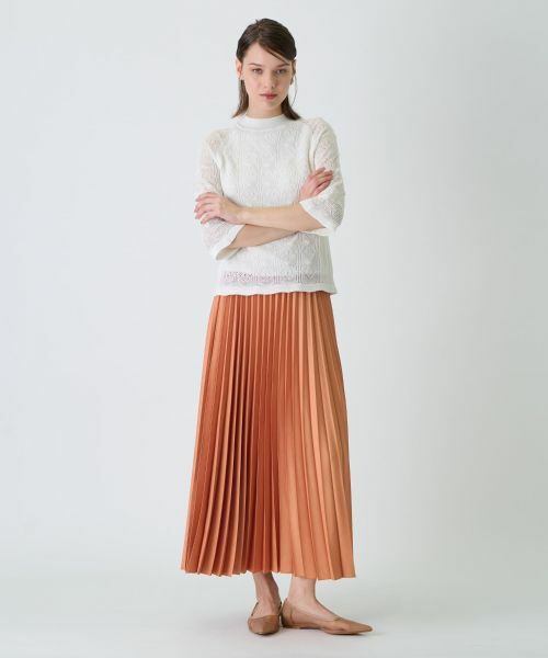 Leilian / レリアン ロング・マキシ丈スカート | アコーディオンプリーツスカート | 詳細4