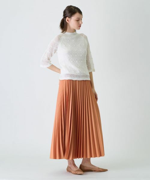 Leilian / レリアン ロング・マキシ丈スカート | アコーディオンプリーツスカート | 詳細6