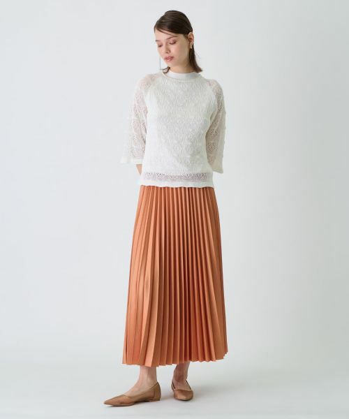 Leilian / レリアン ロング・マキシ丈スカート | アコーディオンプリーツスカート | 詳細8