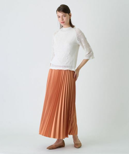 Leilian / レリアン ロング・マキシ丈スカート | アコーディオンプリーツスカート | 詳細9