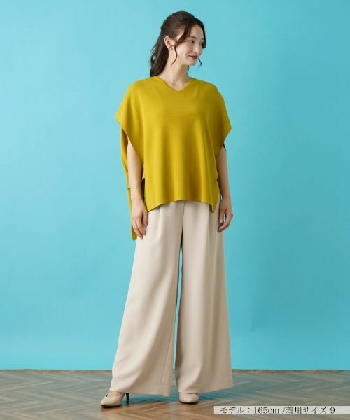 Leilian / レリアン テーラードジャケット | 【店舗人気】Vネックニットベスト | 詳細12