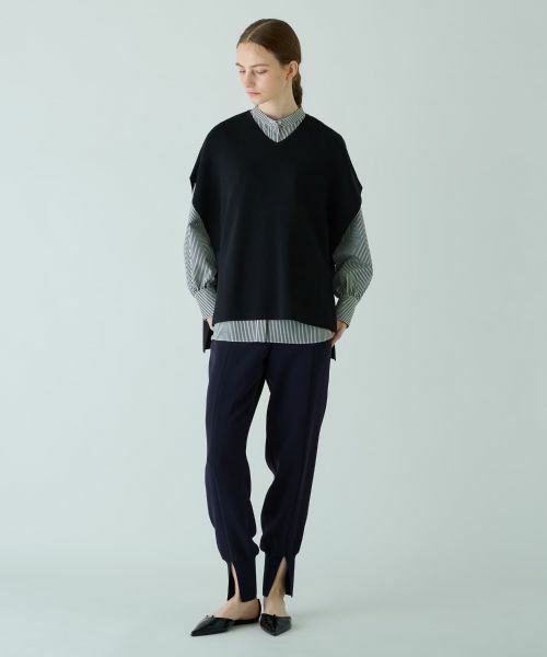Leilian / レリアン テーラードジャケット | 【店舗人気】Vネックニットベスト | 詳細2