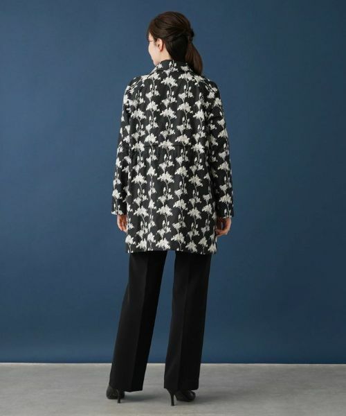 Leilian / レリアン その他アウター | ジャカードフラワーコート【ROCHAS Premiere】 | 詳細3