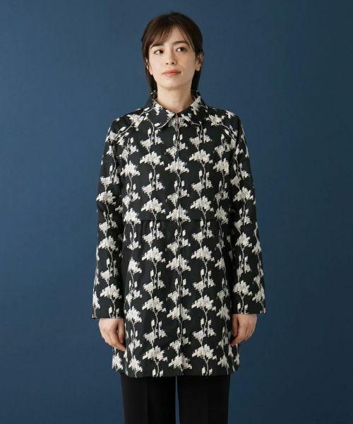 Leilian / レリアン その他アウター | ジャカードフラワーコート【ROCHAS Premiere】 | 詳細4