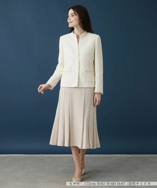 Leilian / レリアン テーラードジャケット | ノーカラージャケット | 詳細1