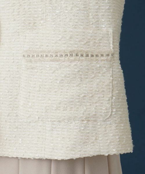 Leilian / レリアン テーラードジャケット | ノーカラージャケット | 詳細10