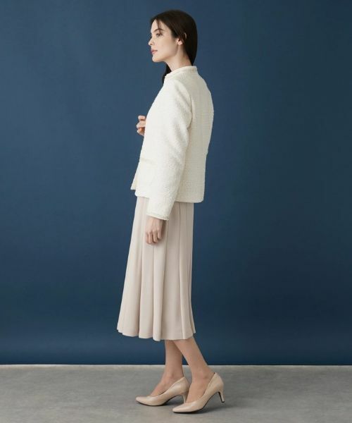 Leilian / レリアン テーラードジャケット | ノーカラージャケット | 詳細2