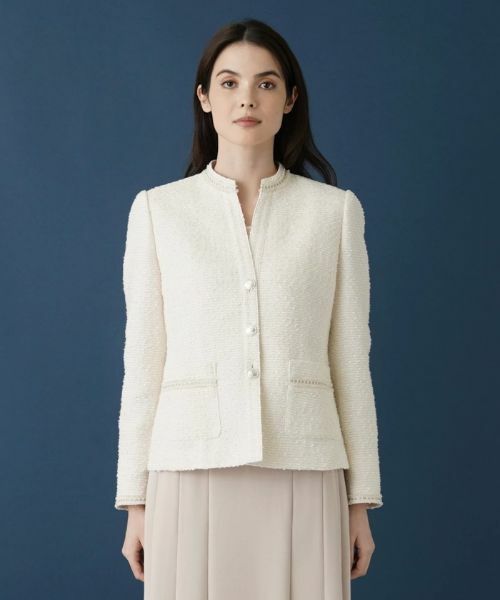 Leilian / レリアン テーラードジャケット | ノーカラージャケット | 詳細4