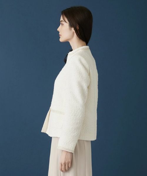 Leilian / レリアン テーラードジャケット | ノーカラージャケット | 詳細5