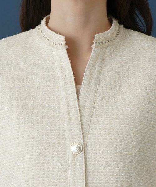 Leilian / レリアン テーラードジャケット | ノーカラージャケット | 詳細7
