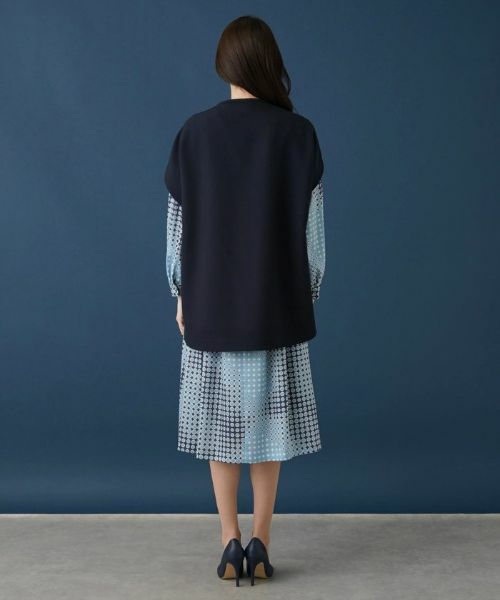 Leilian / レリアン テーラードジャケット | ポンチョ風ベスト | 詳細10