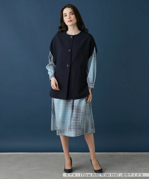 Leilian / レリアン テーラードジャケット | ポンチョ風ベスト | 詳細5