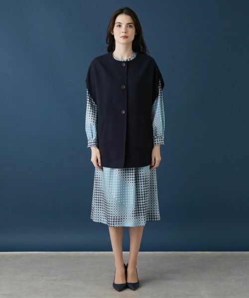 Leilian / レリアン テーラードジャケット | ポンチョ風ベスト | 詳細8