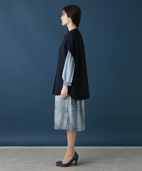 Leilian / レリアン テーラードジャケット | ポンチョ風ベスト | 詳細9