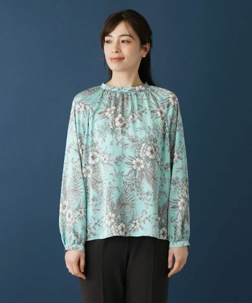 Leilian / レリアン シャツ・ブラウス | フローラルブラウス【ROCHAS Premiere】 | 詳細4