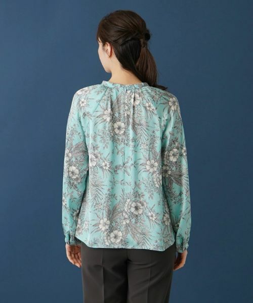 Leilian / レリアン シャツ・ブラウス | フローラルブラウス【ROCHAS Premiere】 | 詳細6
