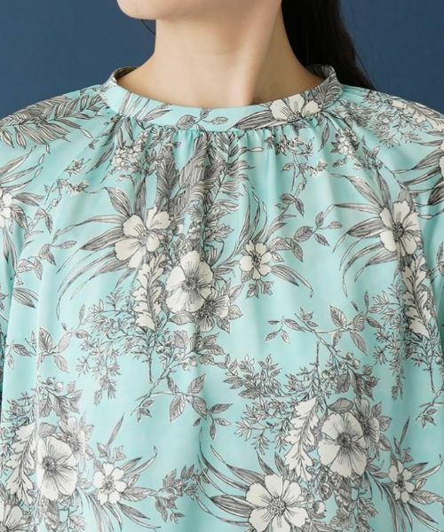 Leilian / レリアン シャツ・ブラウス | フローラルブラウス【ROCHAS Premiere】 | 詳細7