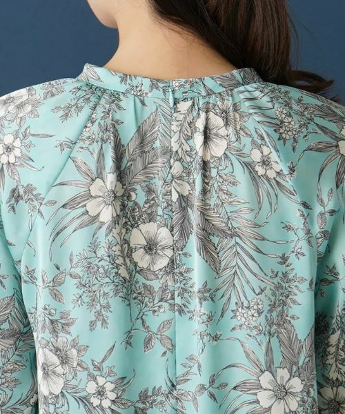Leilian / レリアン シャツ・ブラウス | フローラルブラウス【ROCHAS Premiere】 | 詳細8
