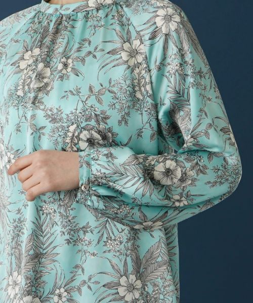 Leilian / レリアン シャツ・ブラウス | フローラルブラウス【ROCHAS Premiere】 | 詳細9