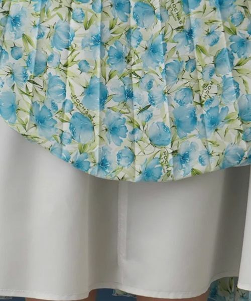 Leilian / レリアン ロング・マキシ丈スカート | 水彩フラワープリーツスカート【ROCHAS Premiere】 | 詳細14