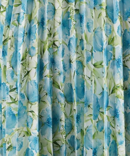 Leilian / レリアン ロング・マキシ丈スカート | 水彩フラワープリーツスカート【ROCHAS Premiere】 | 詳細15